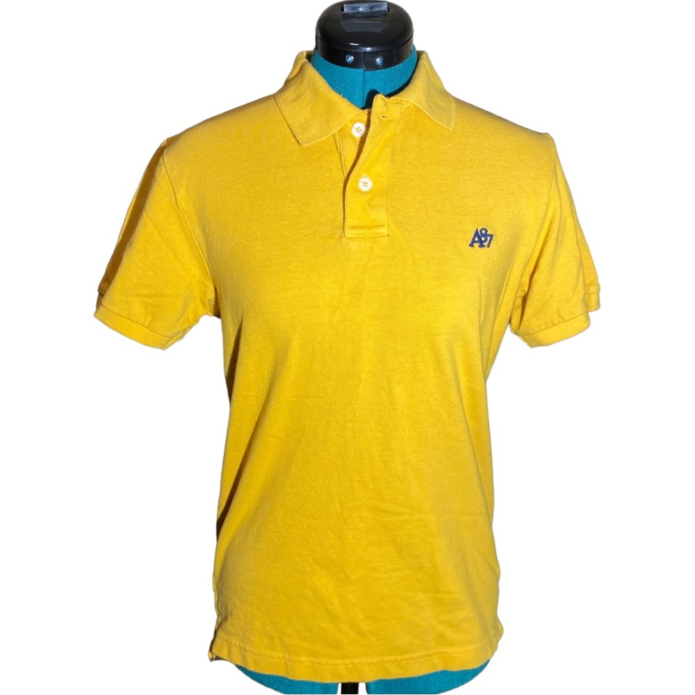Aeropostale Mustard Yellow Polo Shirt